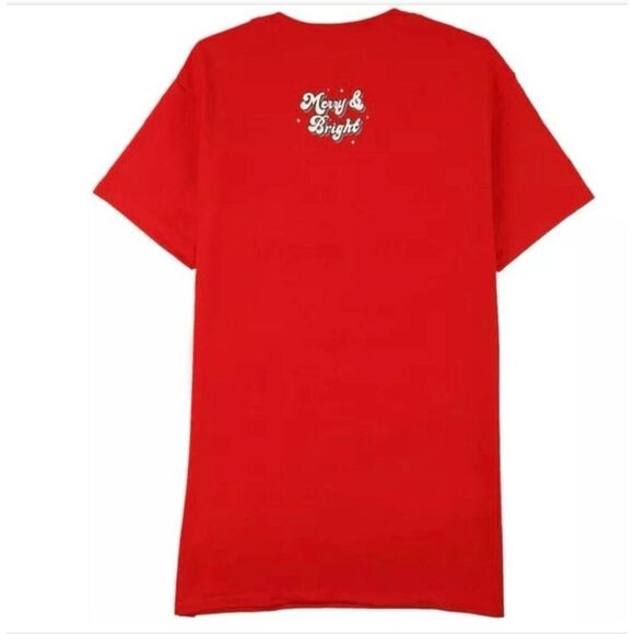 SIMPLY SOUTHERN MEDIUM “MERRY & BRIGHT” Short Sleeve Tshirt - Picture 6 of 7
